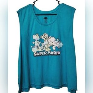 Super Mario Brothers Tank Top Sz 3X